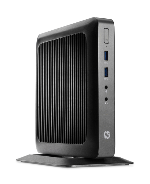 HP Flexible Thin Client t520 - Thin client - torni - 1 x GX-212JC 1.2 GHz - RAM 4 Gt - SSD 16 Gt - GigE - Win Embedded 8 Standard x64 - monitori: ei ole