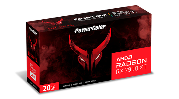 Powercolor Radeon RX 7900 XT Red Devil OC 20 Gt -n&auml;yt&ouml;nohjain