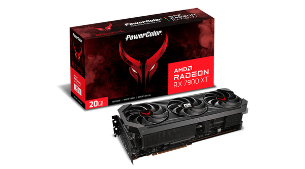 Powercolor Radeon RX 7900 XT Red Devil OC 20 Gt -n&auml;yt&ouml;nohjain
