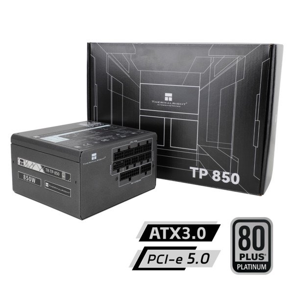Thermalright TR-TPFX 850W -virtal&auml;hde, 80 Plus Platinum