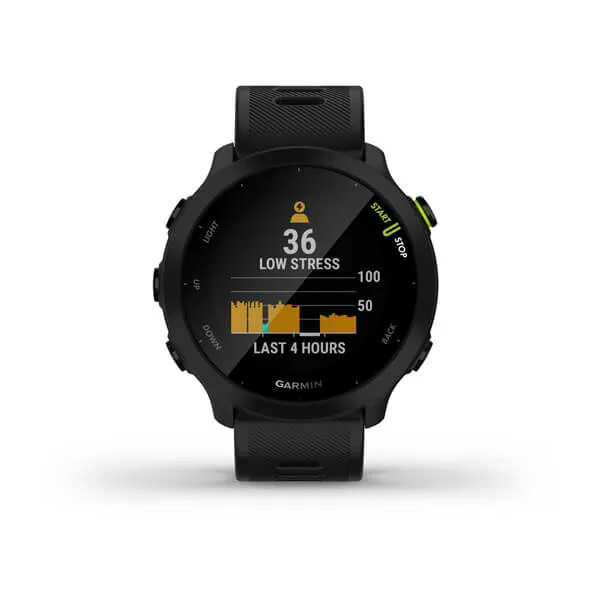 Garmin Forerunner 55 Sports Watch with Silicone Band, Gray