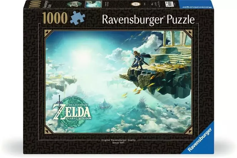 Ravensburger Zelda -palapeli, 1000 palaa