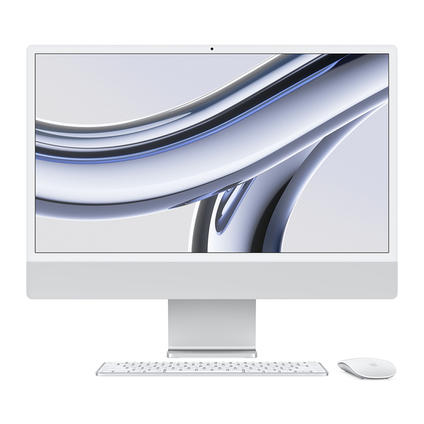 Apple iMac 24", (M3 8C CPU, 8C GPU), 8 GB, 256 GB SSD, MacOS - All-in-one, Silver