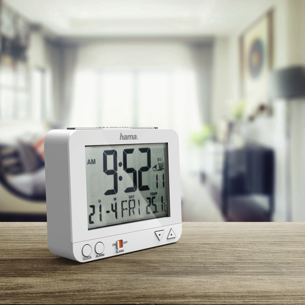 HAMA Her&auml;tyskello RC550 Radio Valkoinen