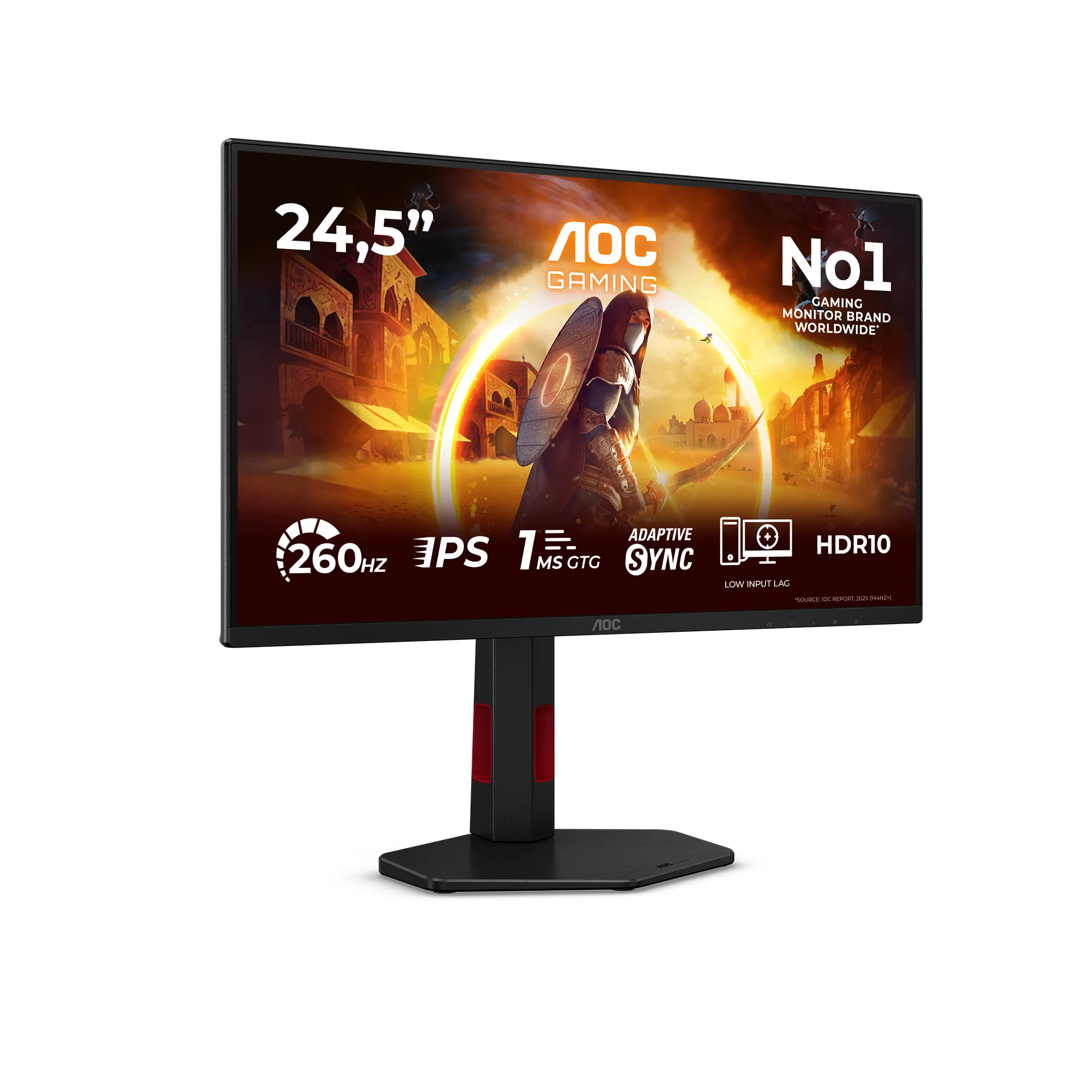 AOC 25G4ZR 24.5" Full HD, Fast IPS 260Hz, HDR10 Gaming Monitor