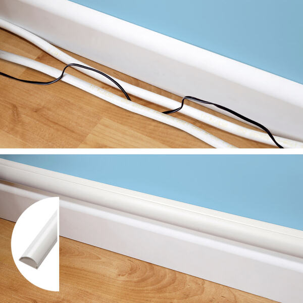 D-LINE Kabelkanal Kit 30x15mm 3x Kabelkanal/Tillbeh&ouml;r 1.0m