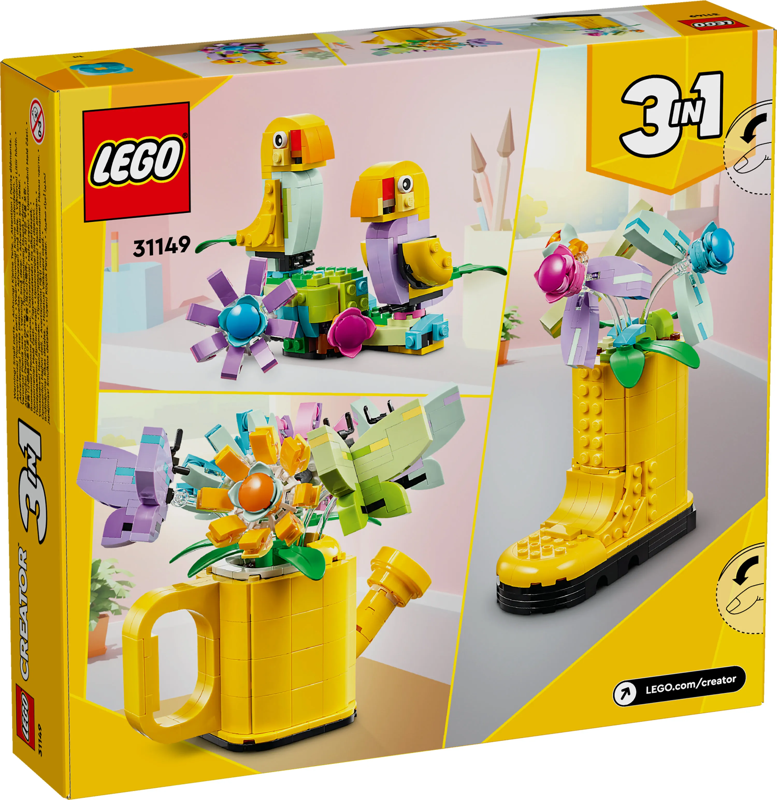 LEGO Creator Kukat kastelukannussa 31149