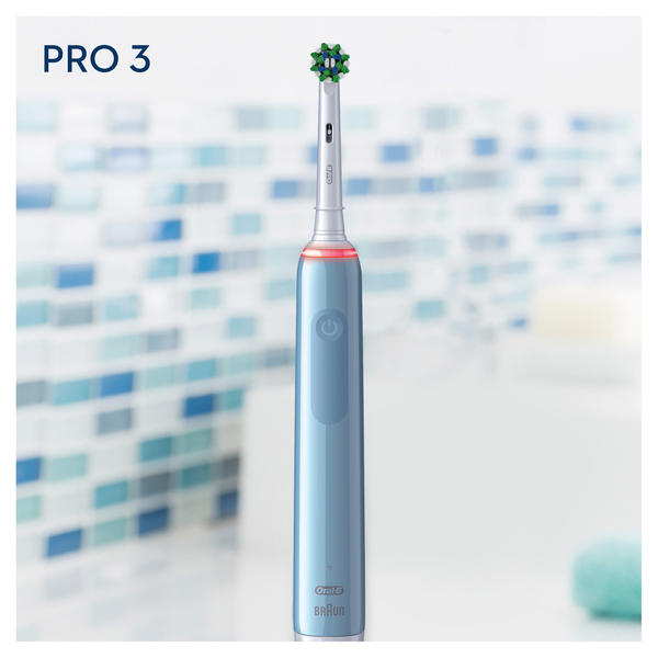 Braun 3000Cross Active - electric toothbrush, Blue