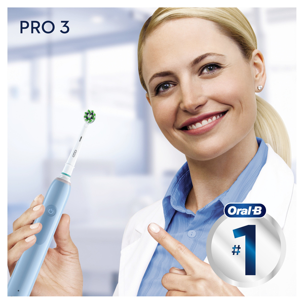 Braun 3000Cross Active - electric toothbrush, Blue