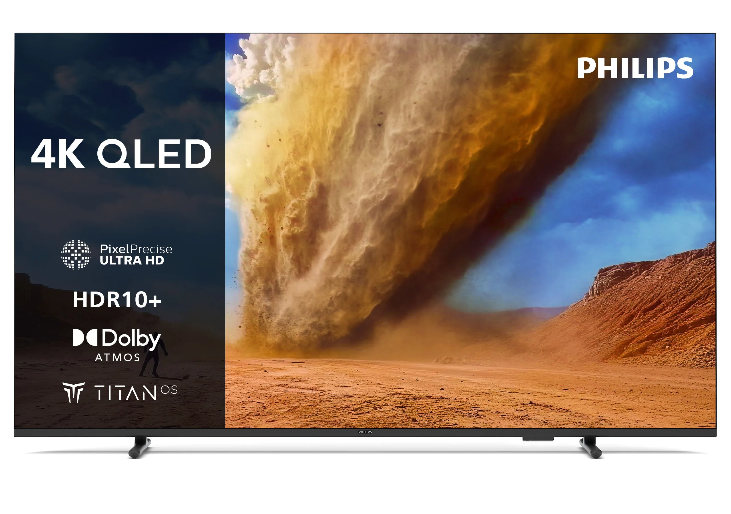 Philips PUS7810 43" 4K QLED TITAN TV, 60 Hz, HDR10+