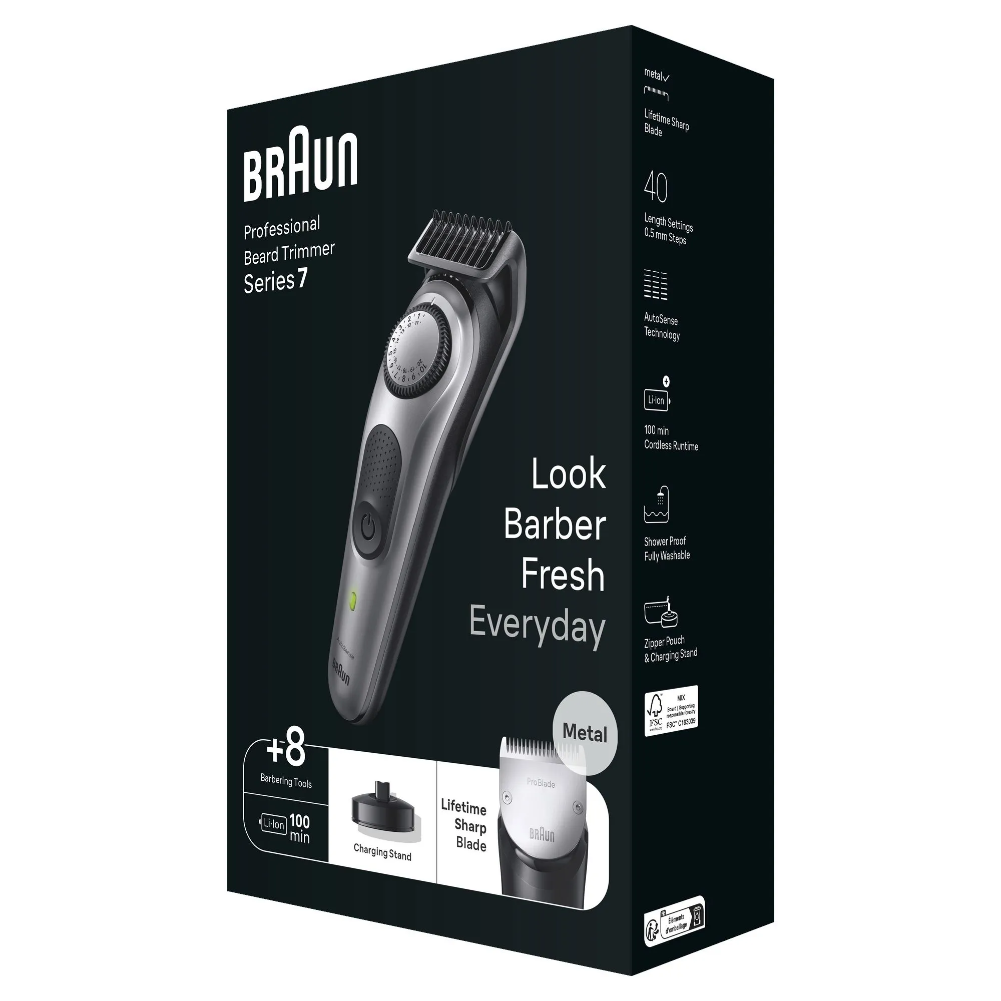 Braun Series 7 BT7420 - beard trimmer, Gray