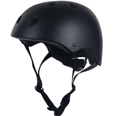 SPORTME Bicycle Helmet Size S 53&ndash;58 cm Black