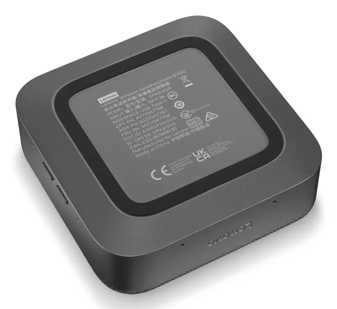 Lenovo Wireless Speakerphone 6000 langallinen, langaton kokouskaiutin, musta