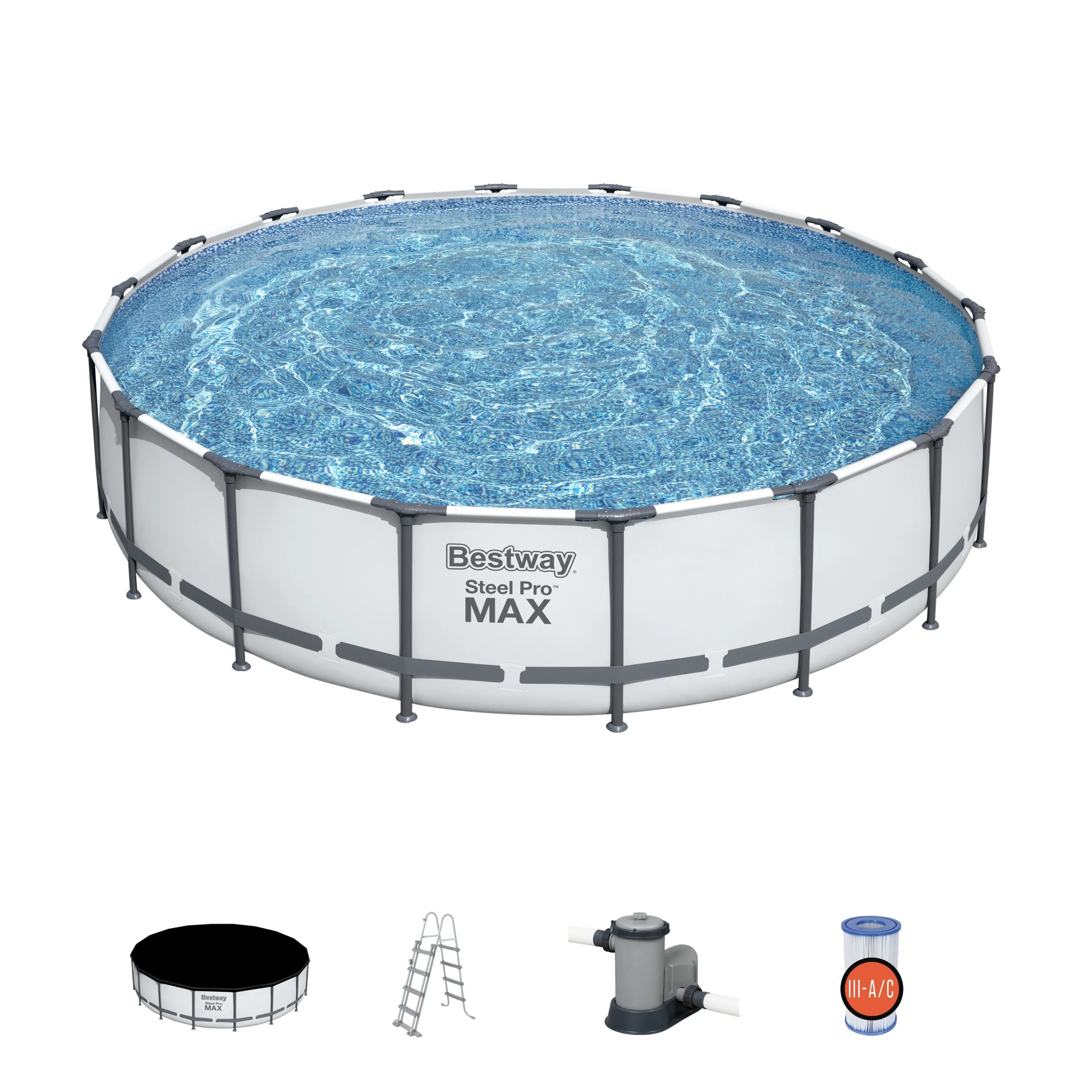 Bestway Steel Pro Pool MAX ClickConnect -allas, 5,49x1,22m