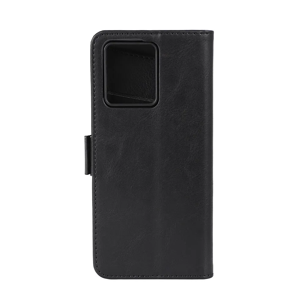 GEAR Wallet, Moto Edge 40 Neo -lompakkokotelo, Musta