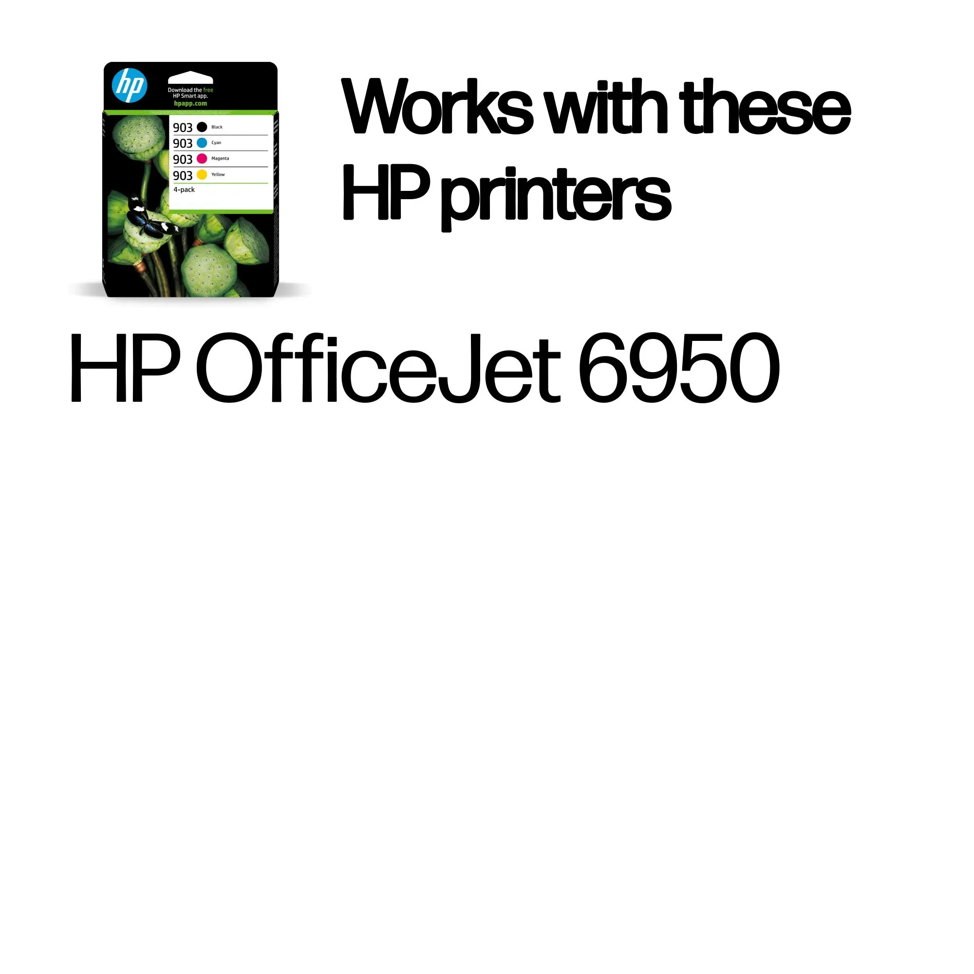 HP 903 CMYK Original Ink Cartridge 4-Pack