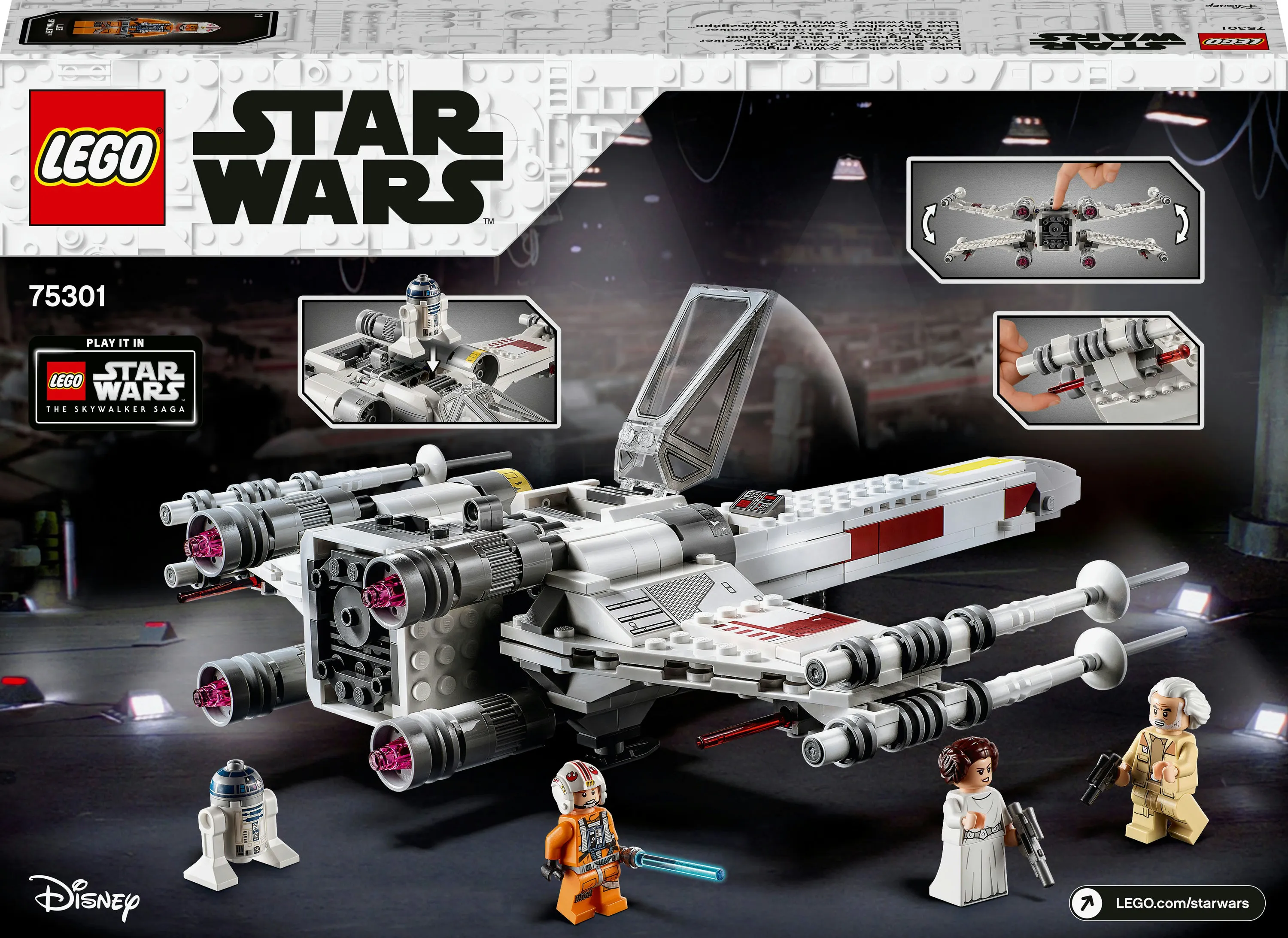 Lego Star Wars Luke's Skywalkers X-Wing Fighter 75301