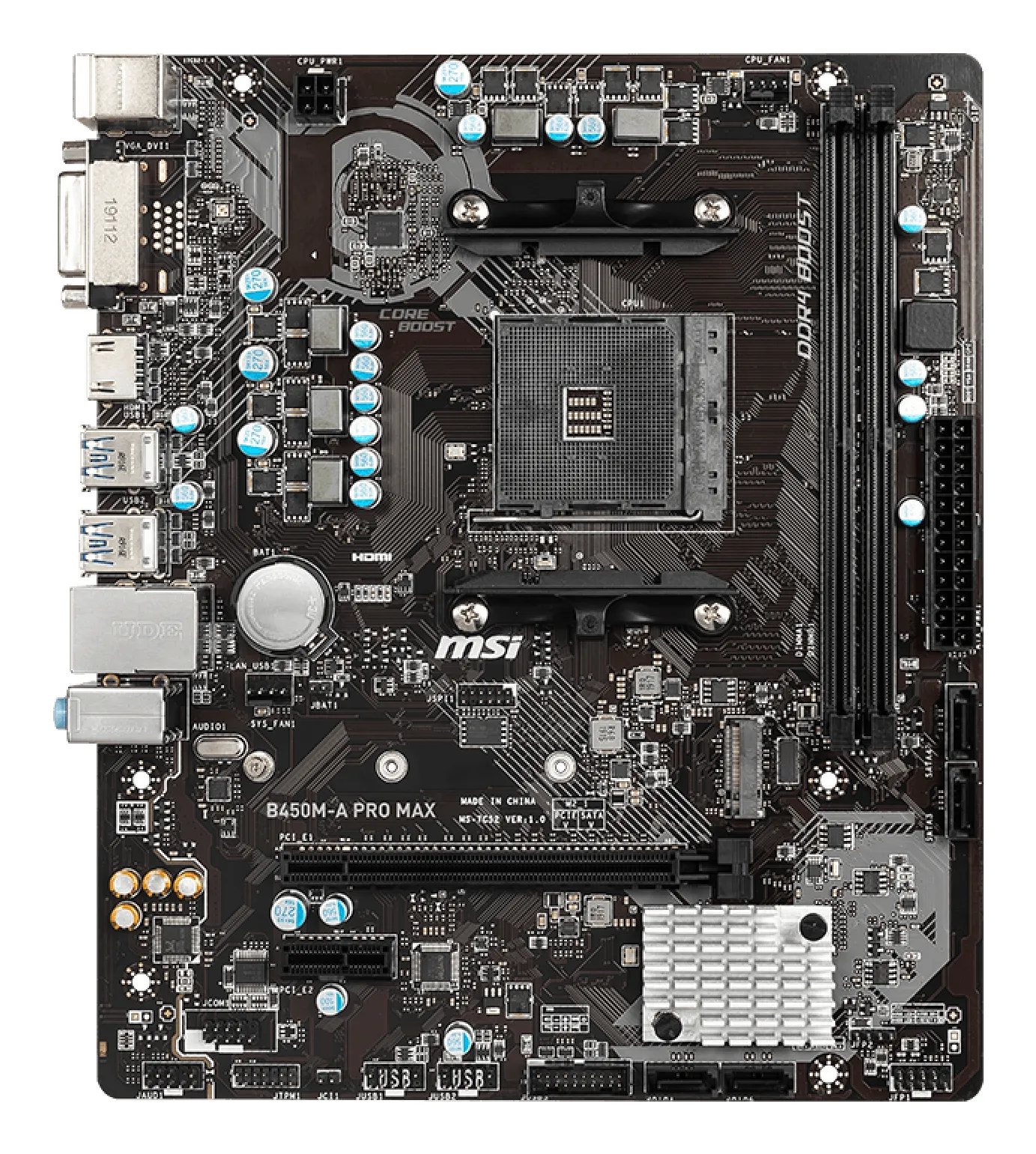 MSI B450M-A PRO MAX mATX - moderkort