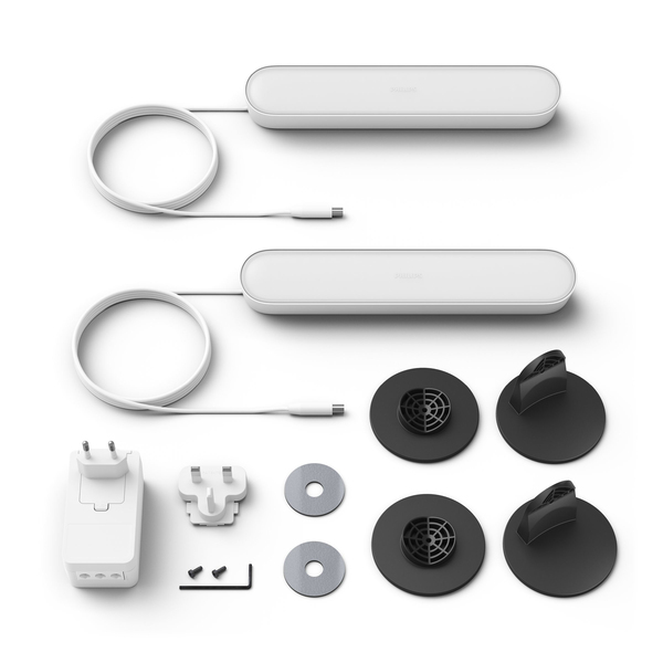 Philips Hue Play -valopalkkisarja, 2-pack, valkoinen