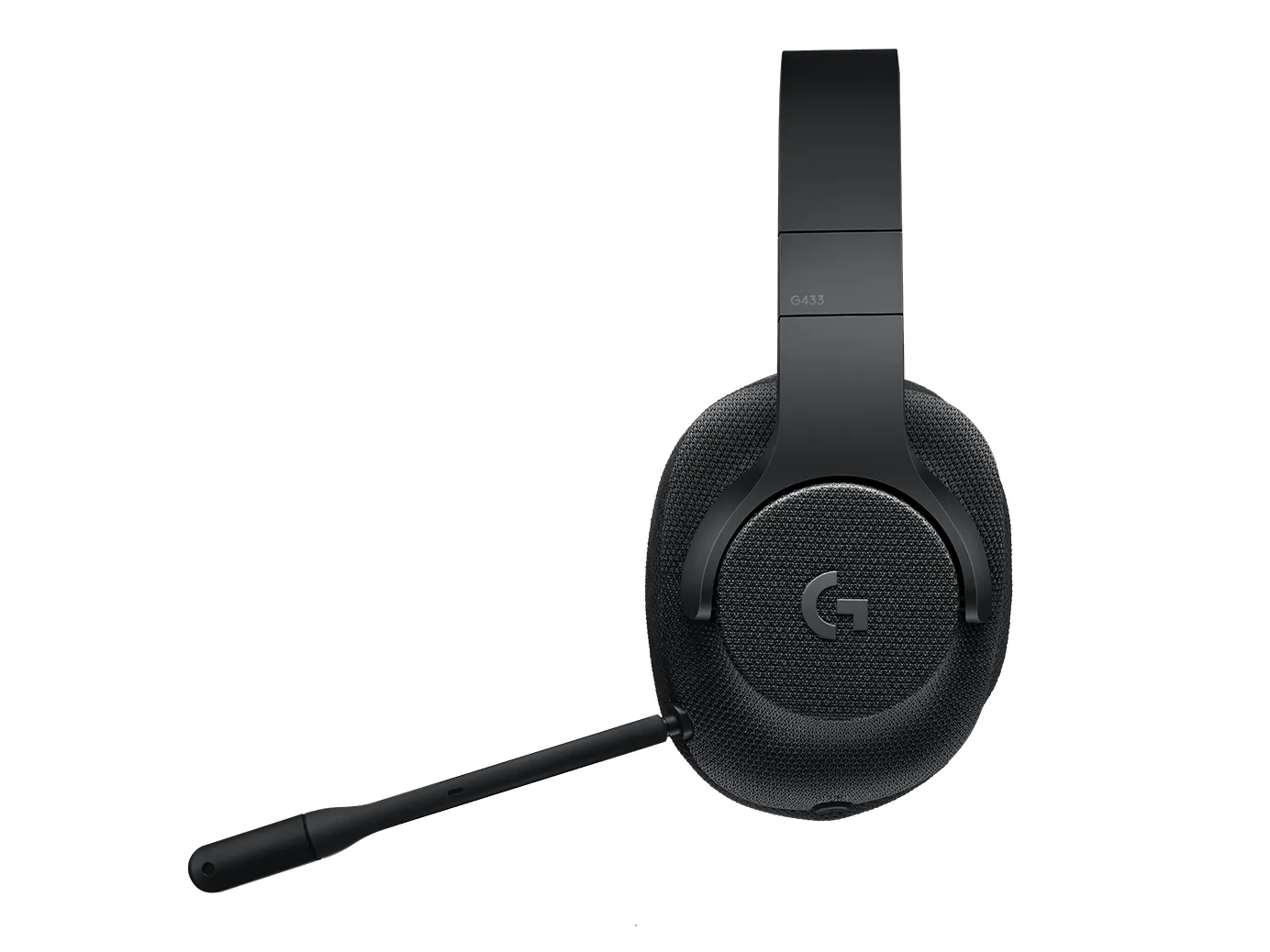 Logitech G433 USB -pelikuulokkeet mikrofonilla, musta