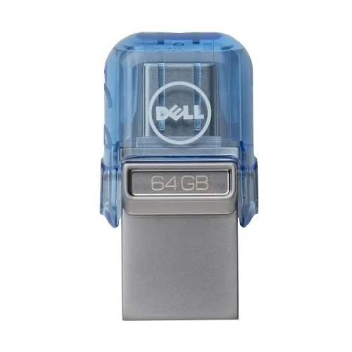 Dell AB135418 USB 3.2 Gen 1 64 GB USB-minne, bl&aring;/silver