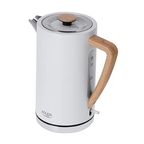 Adler AD 1347w -vedenkeitin, 1,7 l, 2200 W, valkoinen