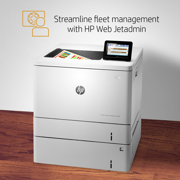 HP Color LaserJet Enterprise M553x Duplex, LAN, A4 - colour laser printer