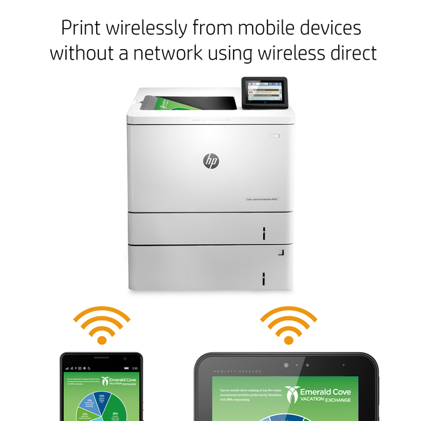 HP Color LaserJet Enterprise M553x Duplex, LAN, A4 - colour laser printer
