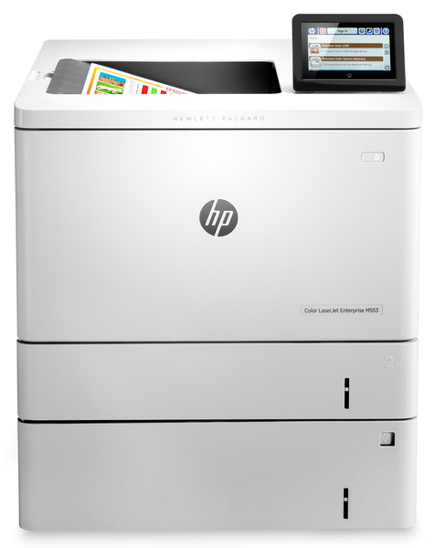 HP Color LaserJet Enterprise M553x Duplex, LAN, A4 - f&auml;rglaserskrivare