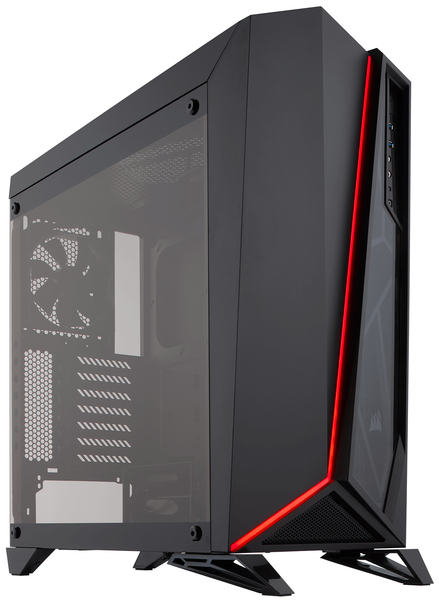 Corsair SPEC-Omega Mid Tower Tempered Glass - Gaming Case, Black