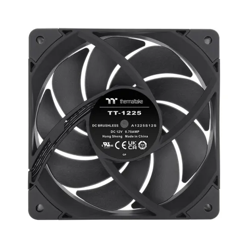 Thermaltake TOUGHFAN Pro 12, 12025 PWM 500~2000rpm, 120mm - case fan, black, 2pcs