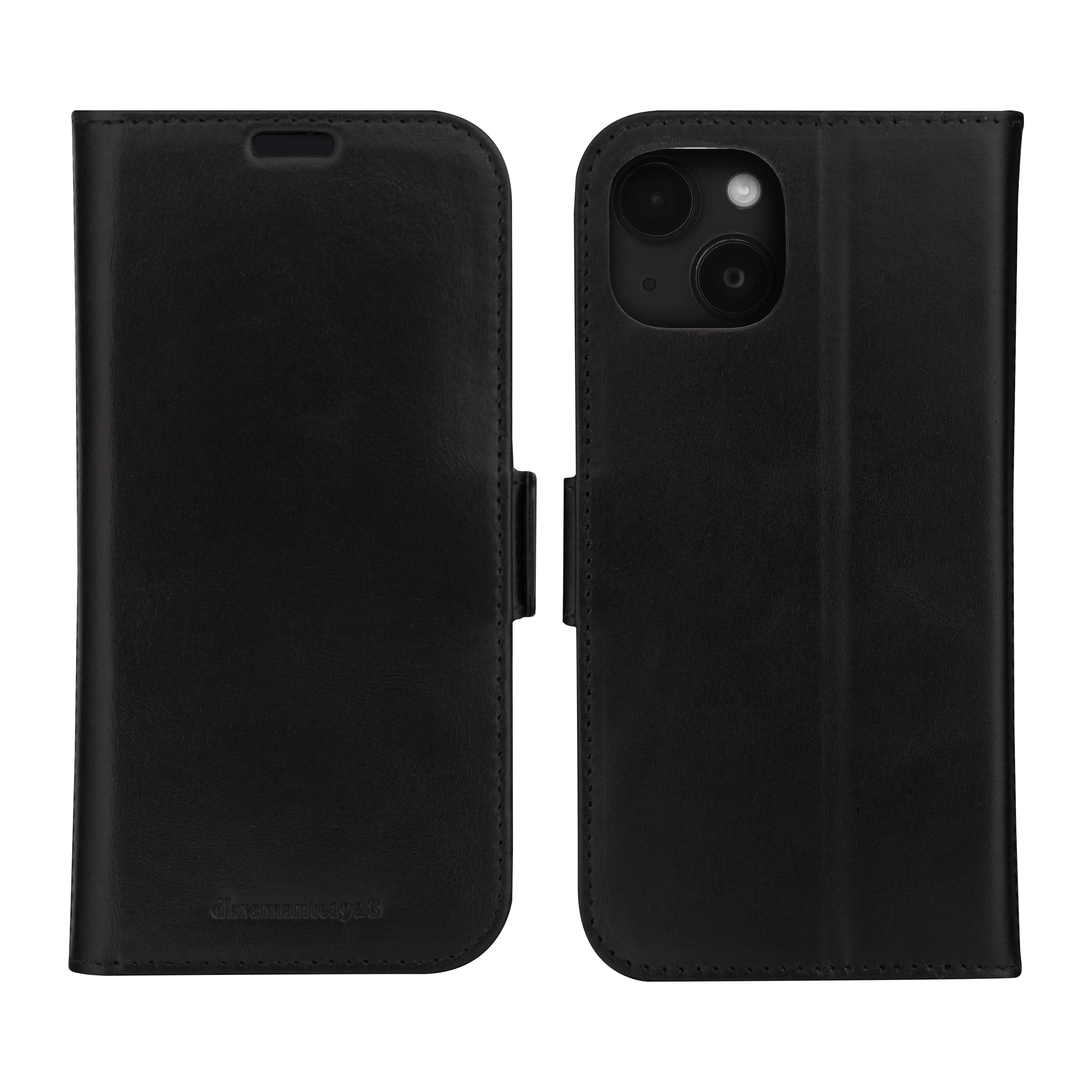Dbramante1928 Copenhagen, iPhone 15 - Wallet Case, Black