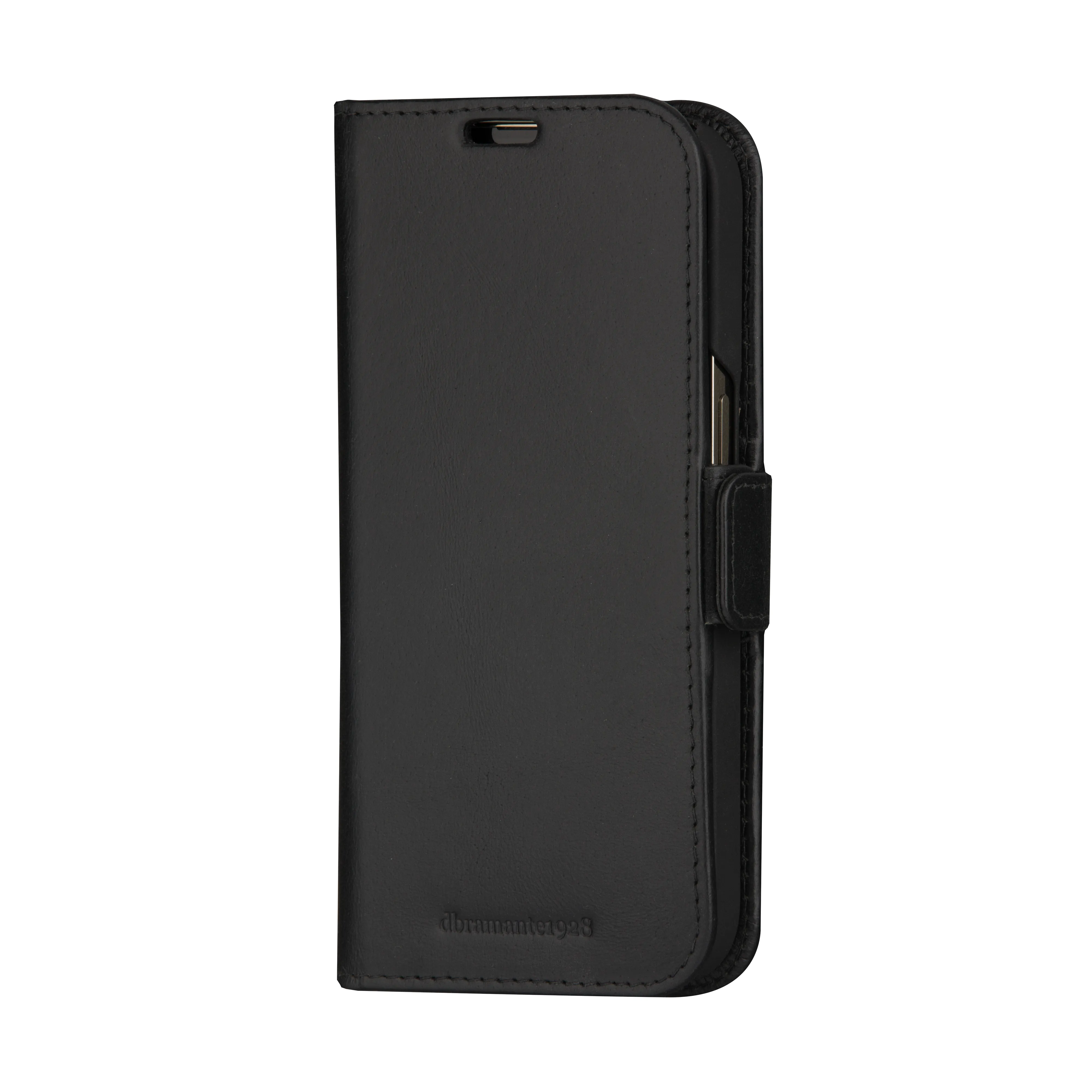 Dbramante1928 Copenhagen, iPhone 15 - Wallet Case, Black
