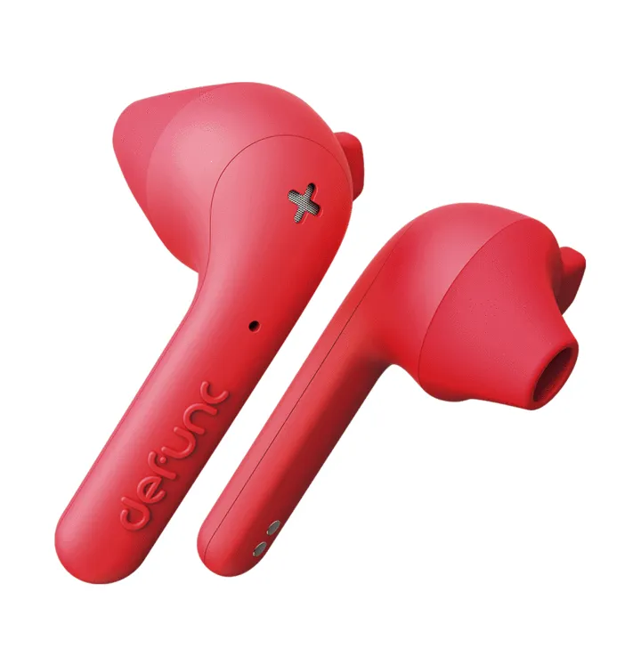Defunc true basic bluetooth -nappikuulokkeet, punainen