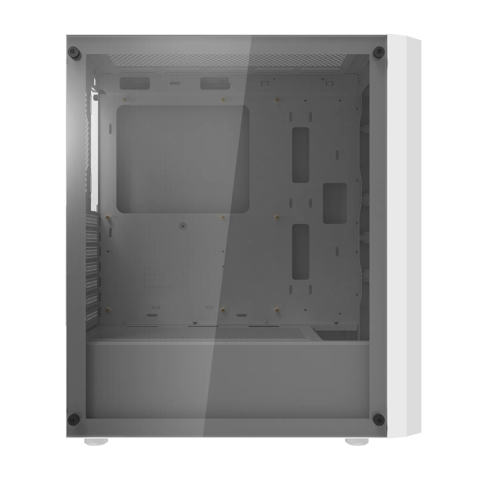 DARKFLASH DK351 Midi-Tower Case with window and RGB lighting, White