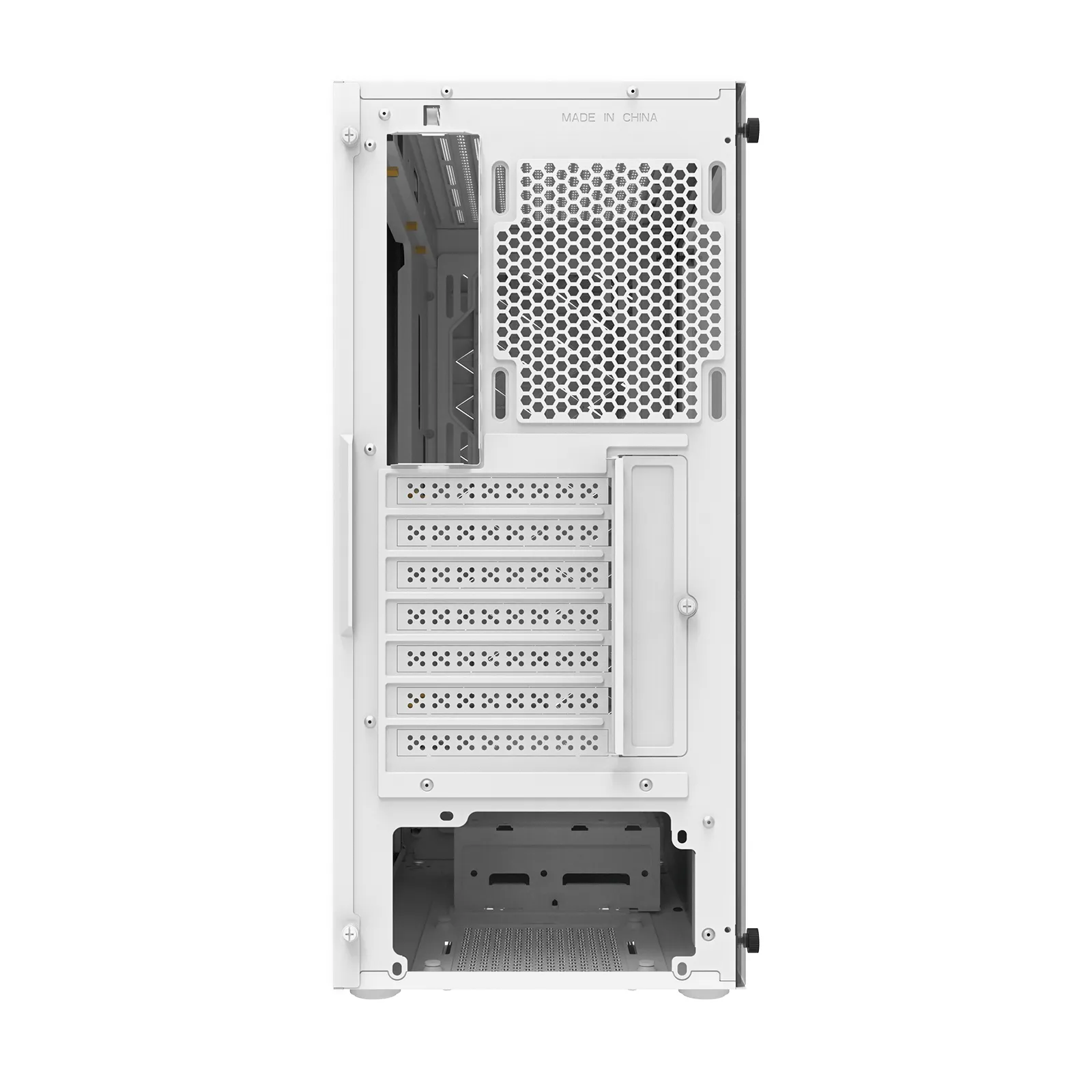 DARKFLASH DK351 Midi-Tower Case with window and RGB lighting, White