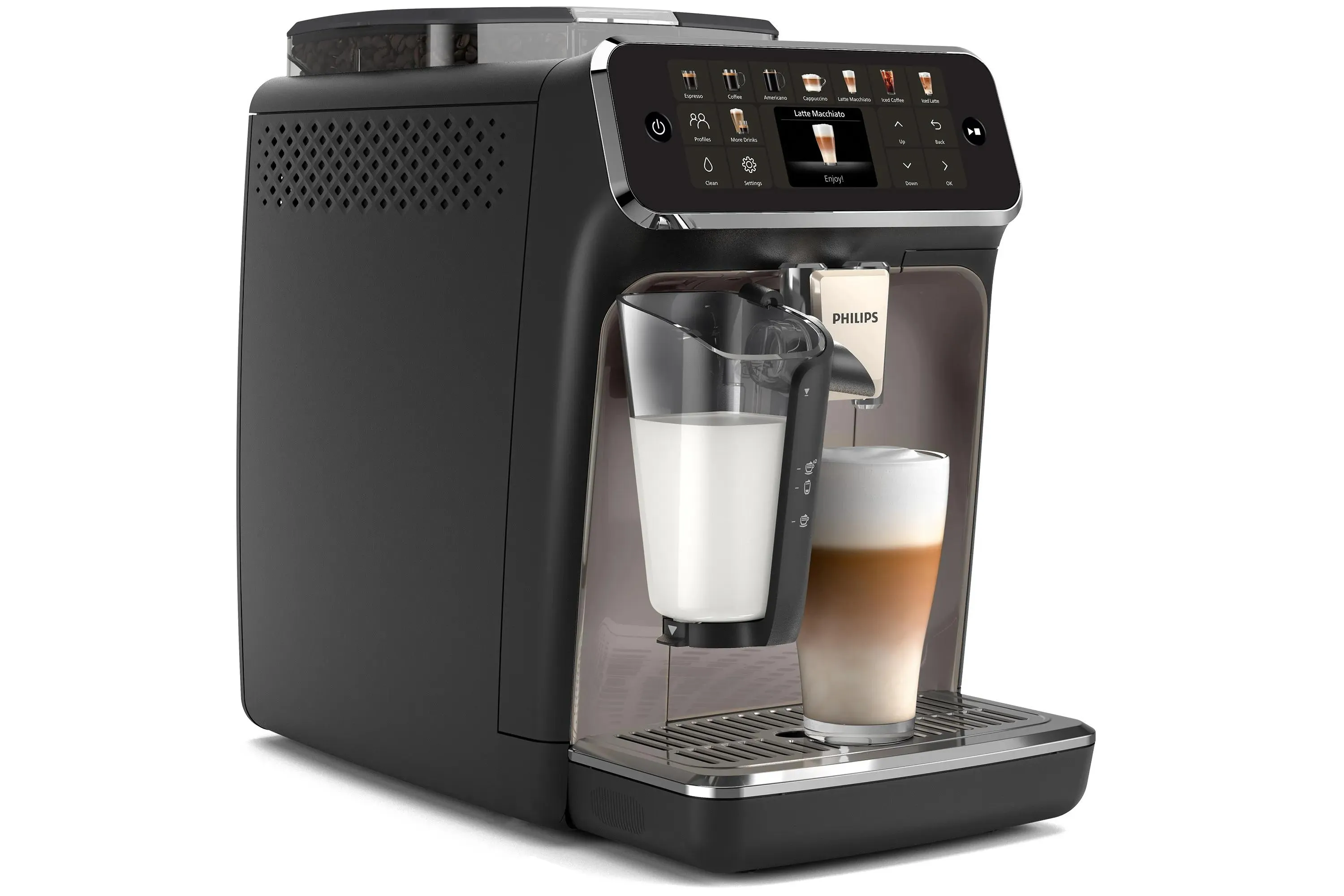 Philips Series 5500 LatteGo EP5549/70 helautomatisk espressomaskin, svart