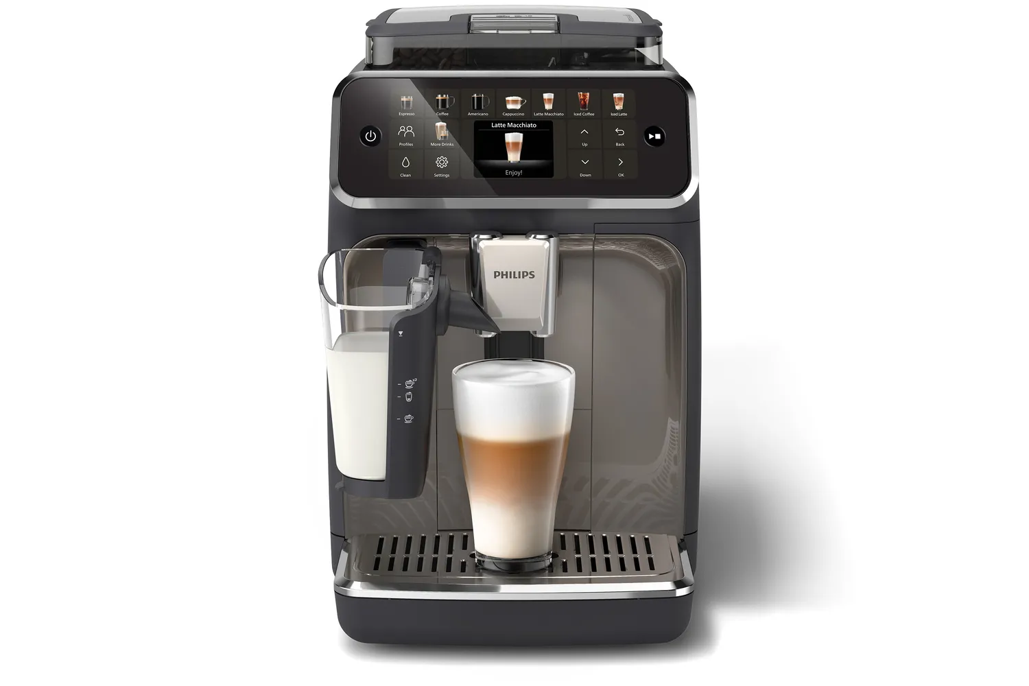 Philips Series 5500 LatteGo EP5549/70 Fully Automatic Espresso Machine, Black