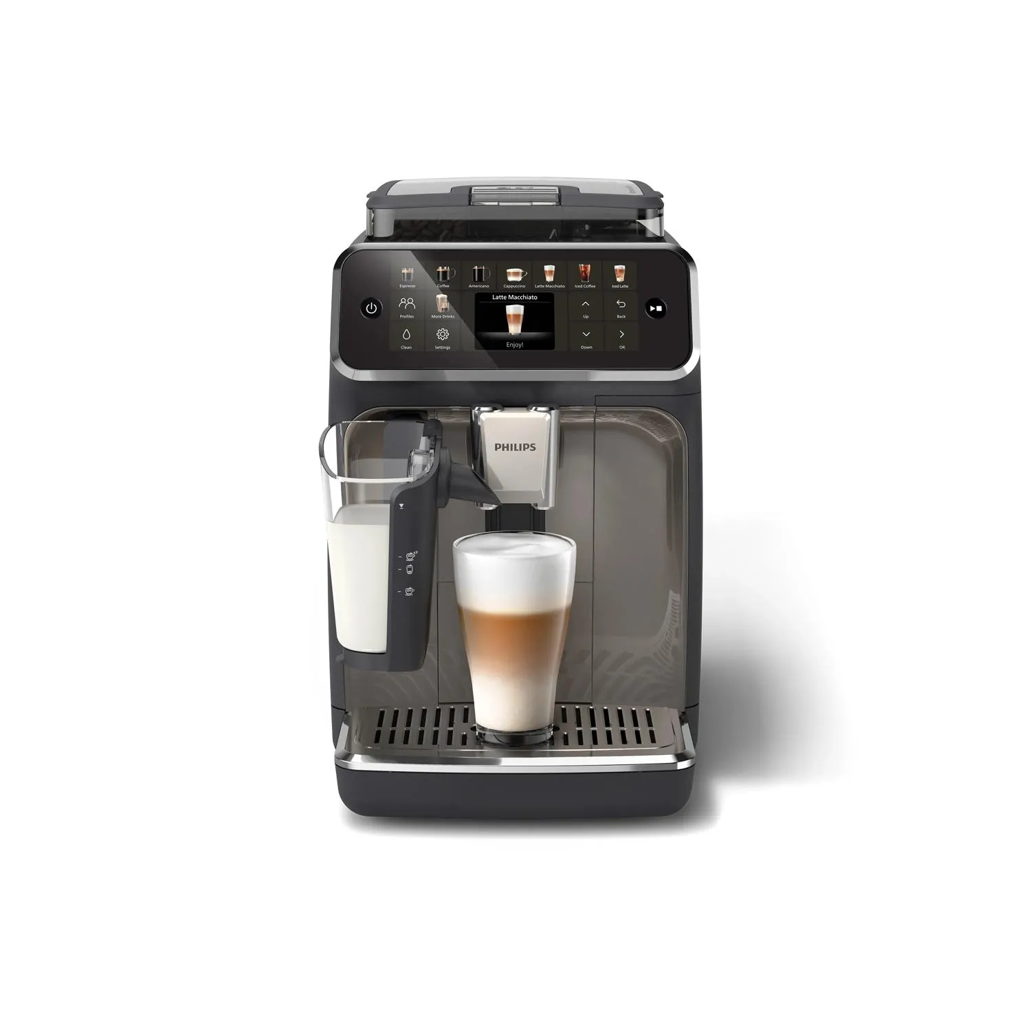 Philips Series 5500 LatteGo EP5549/70 Fully Automatic Espresso Machine, Black