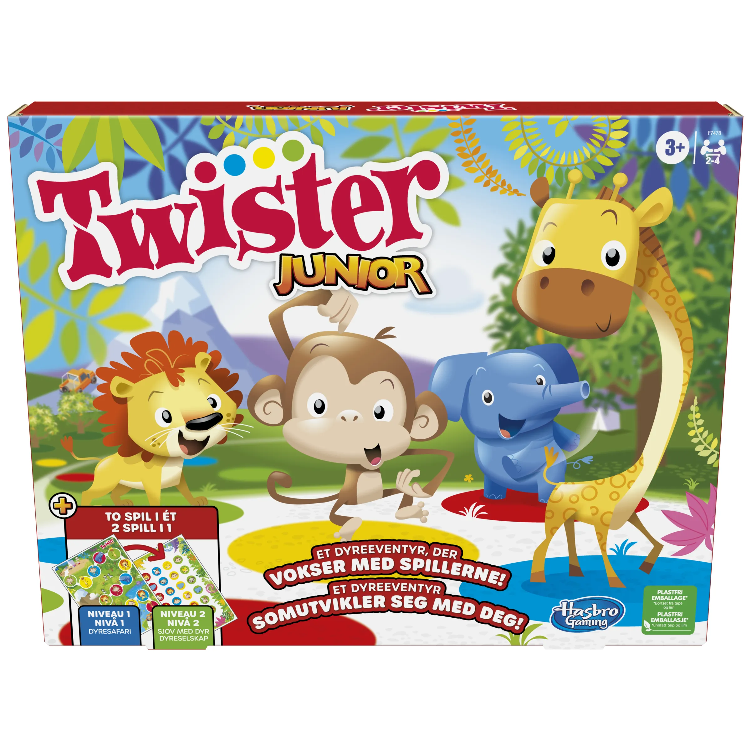 Twister Junior 2 Games in 1 (SE/FI) (DK/NO)