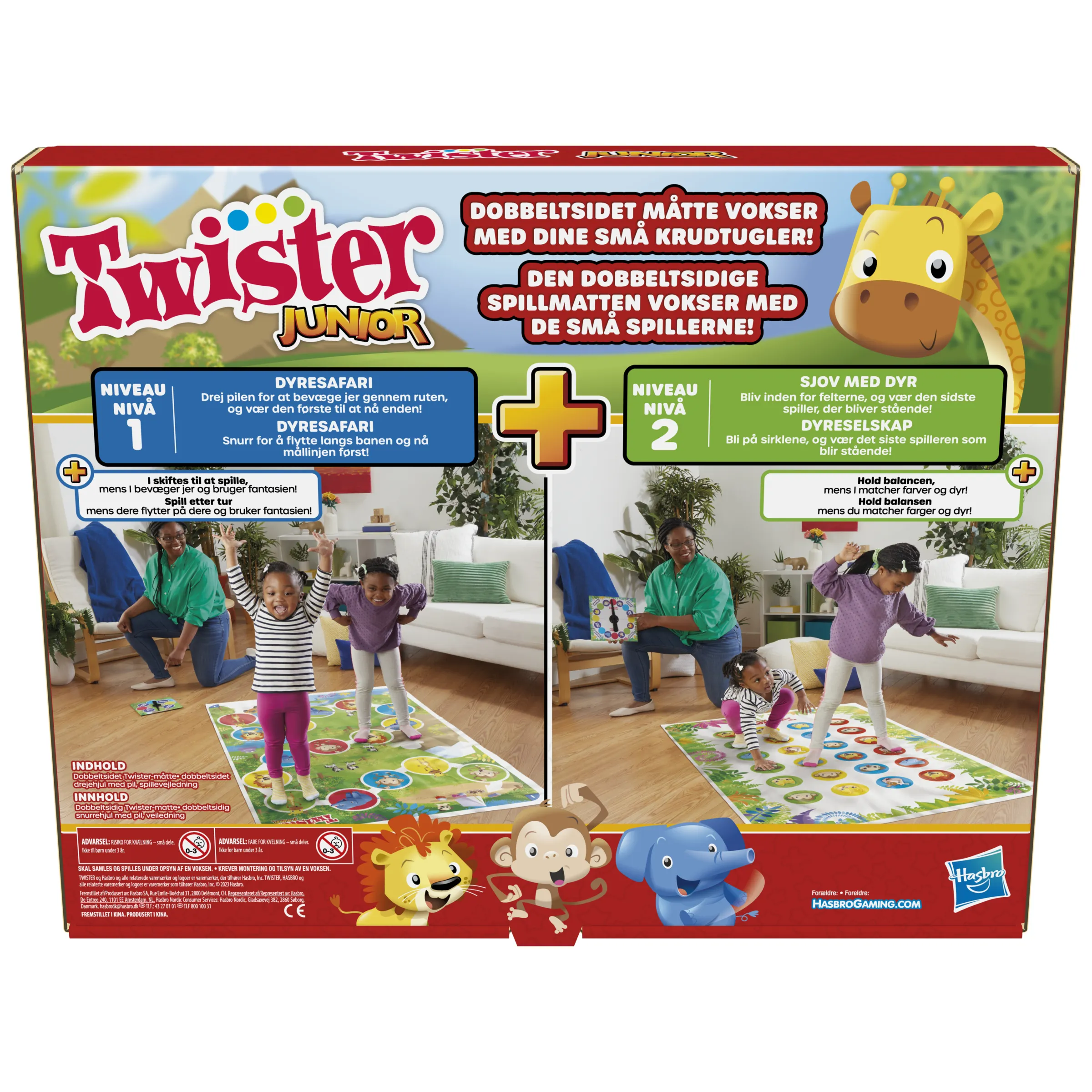 Twister Junior 2 Games in 1 (SE/FI) (DK/NO)