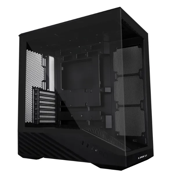 Lian Li Vector V100 RGB -miditornikotelo ikkunalla, Musta