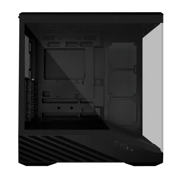 Lian Li Vector V100 RGB -miditornikotelo ikkunalla, Musta