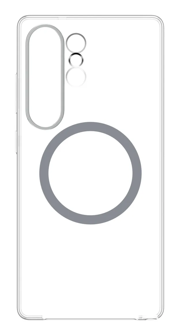 Samsung Galaxy S25 Ultra Clear Magnet Case, Transparent