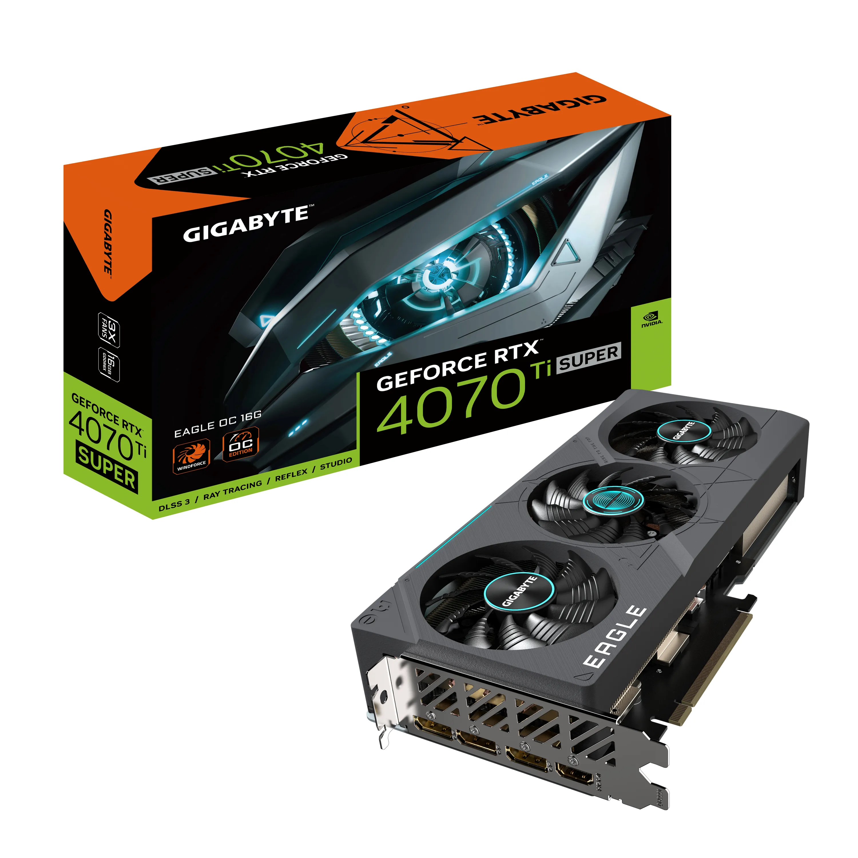 Gigabyte GeForce RTX 4070 Ti SUPER EAGLE OC 16G - grafikkort