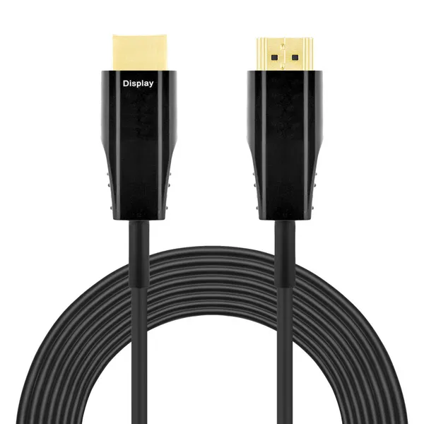 Deltaco ULTRA High Speed AOC HDMI - cable, 10m, Black