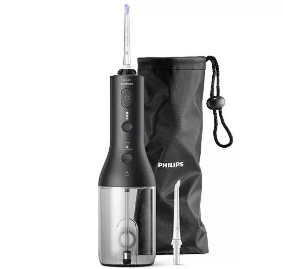 Philips Sonicare Power Flosser 3000 HX3826/33 Cordless Oral Irrigator - Black