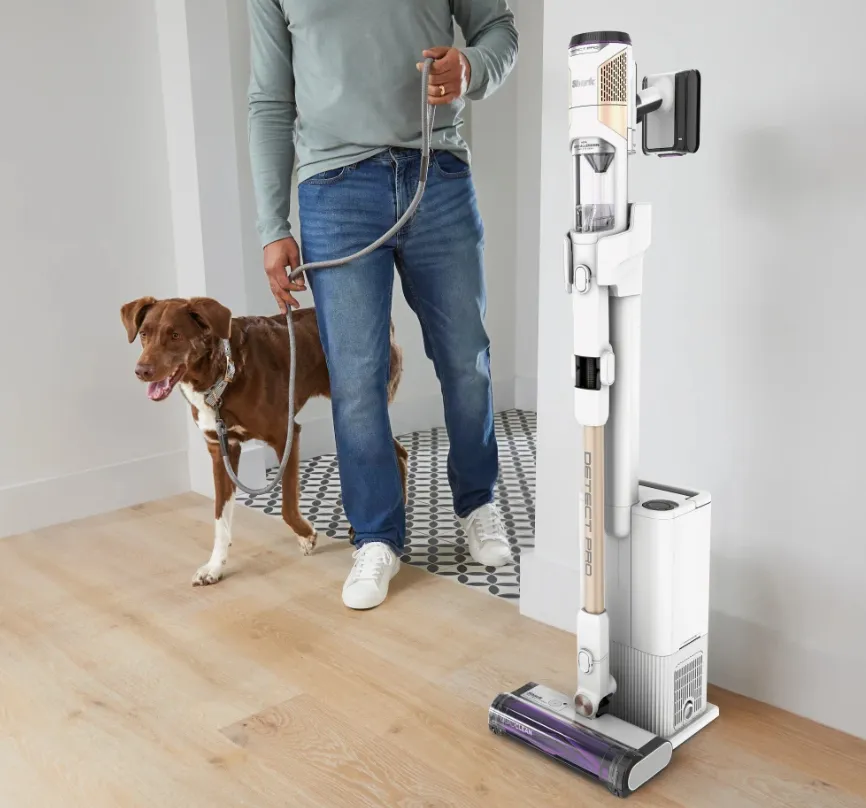 Shark IW3611DE Detect Pro Rechargeable -varsi-imuri, Valkoinen