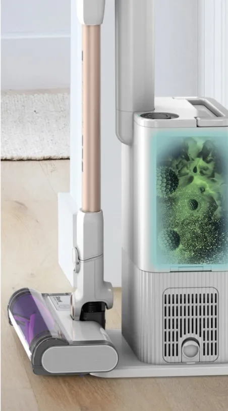Shark IW3611DE Detect Pro Rechargeable -varsi-imuri, Valkoinen