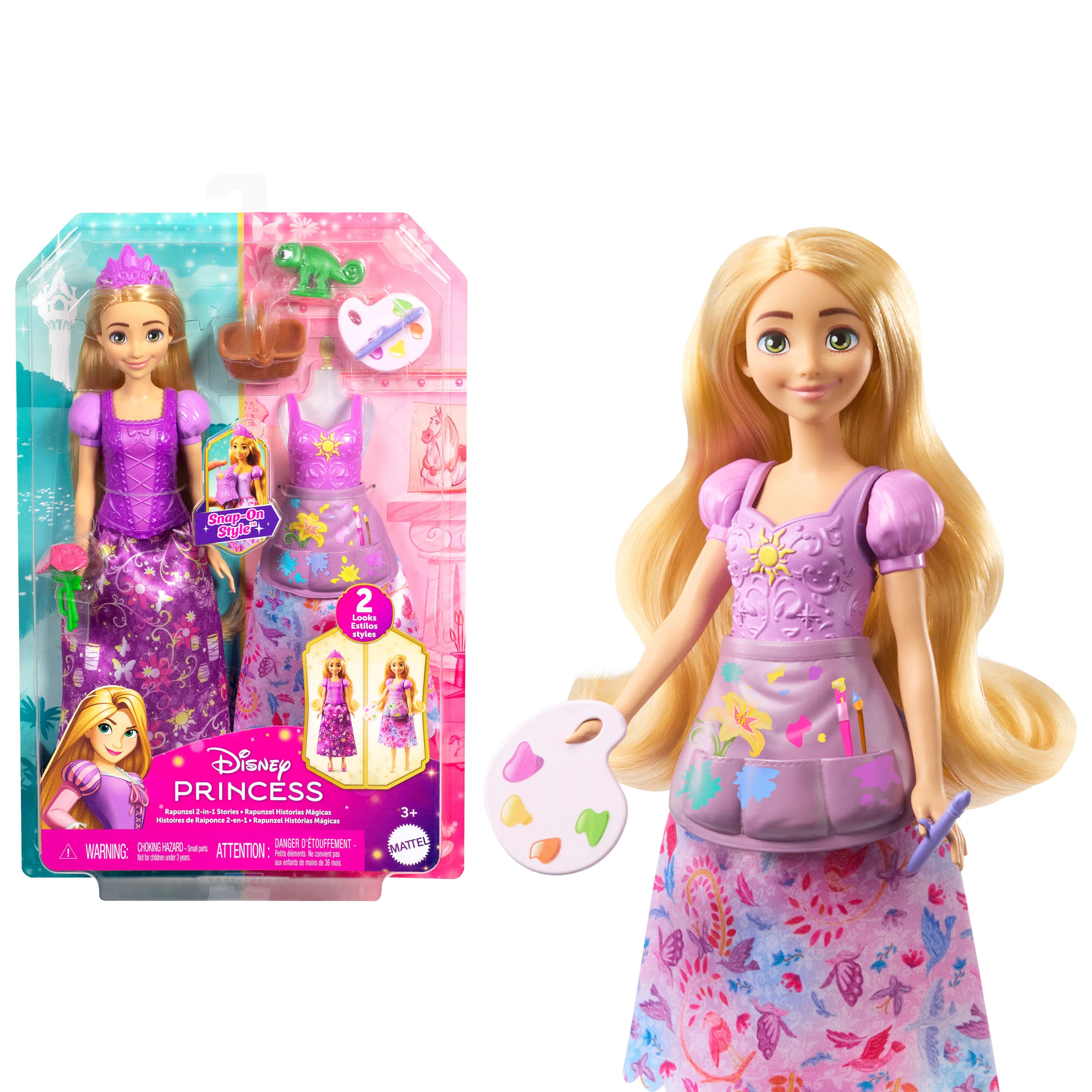 Mattel Disney Princess Fashion Storytelling Rapunzel, Doll